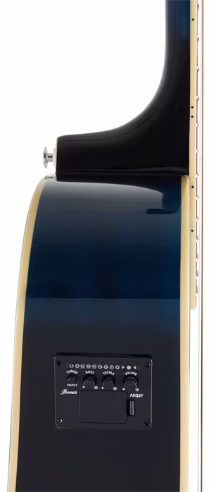 Ibanez PF15ECE Transparent Blue Sunburst - Elektroakusztikus gitár