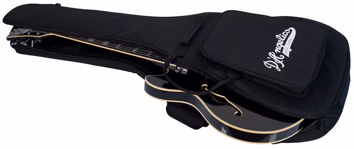 D'Angelico Double Cutaway Black Flake - Szemiakusztikus gitár