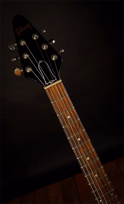 Gibson 1985 Flying V Black - Elektromos gitár