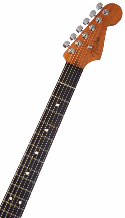 Fender Acoustasonic Stratocaster 3 Tone Sunburst - Elektroakusztikus hibrid gitár