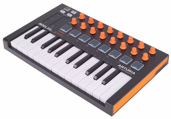 Arturia MiniLab MK2 Orange - USB/MIDI keyboard