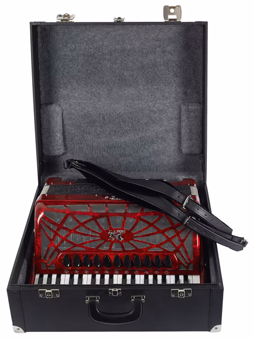 Delicia Carmen 96 Premium, Red - Tangóharmonika