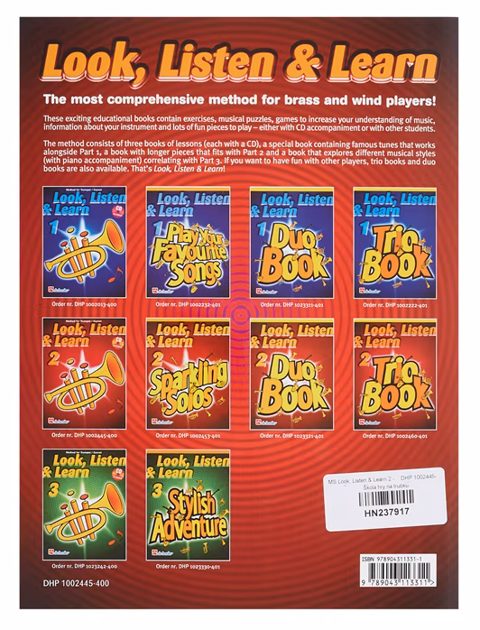 MS Look, Listen & Learn 2 - Trumpet/Cornet - Trombita kotta