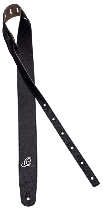 Ortega Suede Strap Relax Black - Gitár hevederek