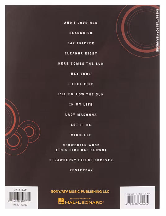 MS The Beatles For Vibraphone - Kották vibrafonhoz