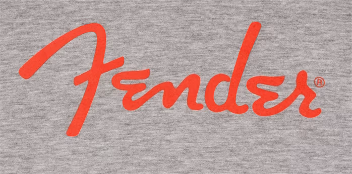 Fender Spaghetti Logo Long Sleeve T-Shirt - M - Póló