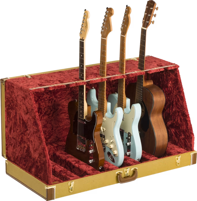 Fender Classic Series Case Stand Tweed 7 Guitar - Tőbb hangszeres állvány