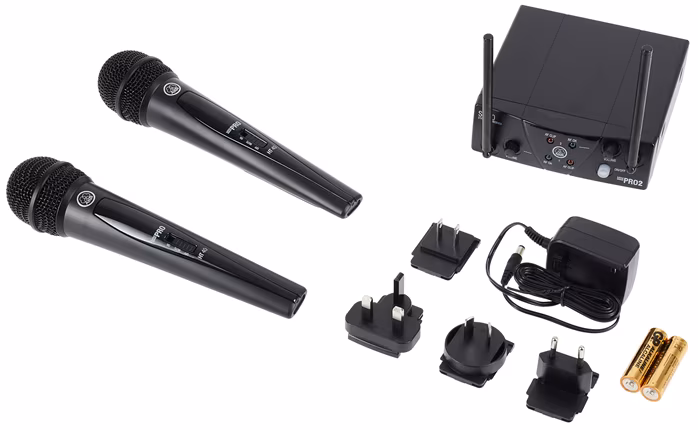 AKG WMS40 Mini2 Vocal Set Dual US25BD - Duális vezeték nélküli szett