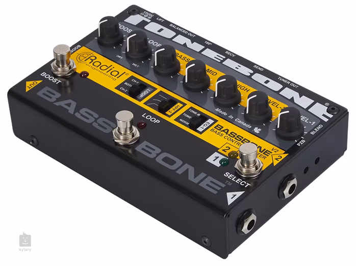 Radial Engineering Bassbone V2 - Basszusgitár előerősítő és DI Box