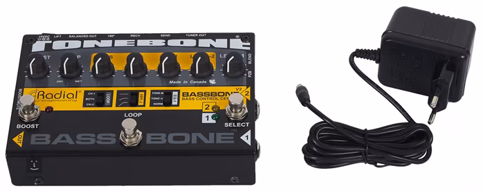 Radial Engineering Bassbone V2 - Basszusgitár előerősítő és DI Box