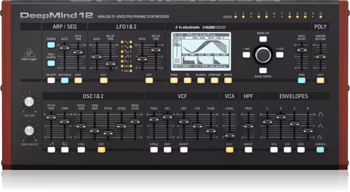 Behringer DEEPMIND 12D - Analóg szintetizátor