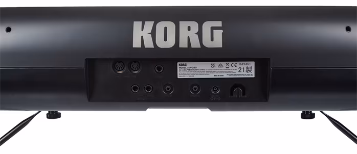 Korg SP-280 BK - Hordozható digitális színpadi zongora