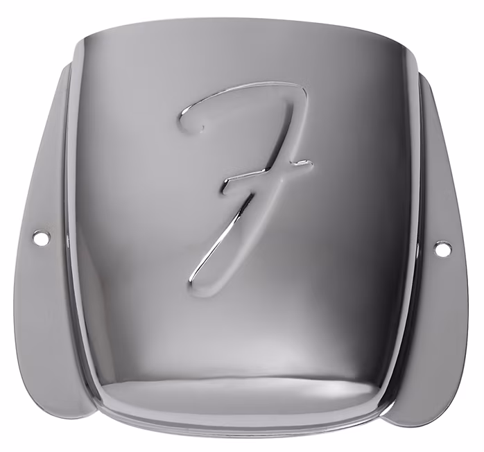 Fender Vintage-Style Jazz Bass F Bridge Cover - Hardware