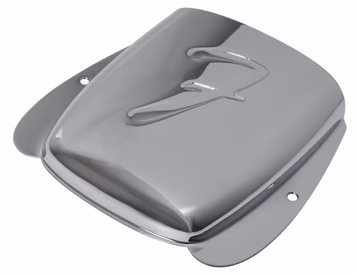 Fender Vintage-Style Jazz Bass F Bridge Cover - Hardware