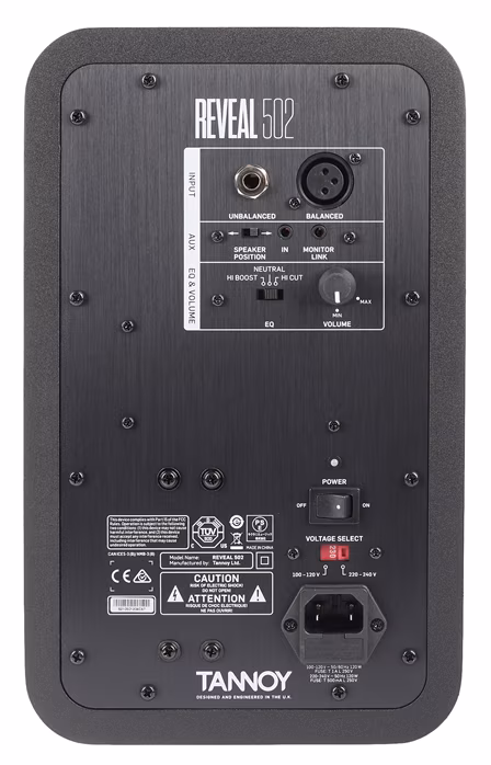 Tannoy REVEAL 502 - Aktív stúdiói monitor
