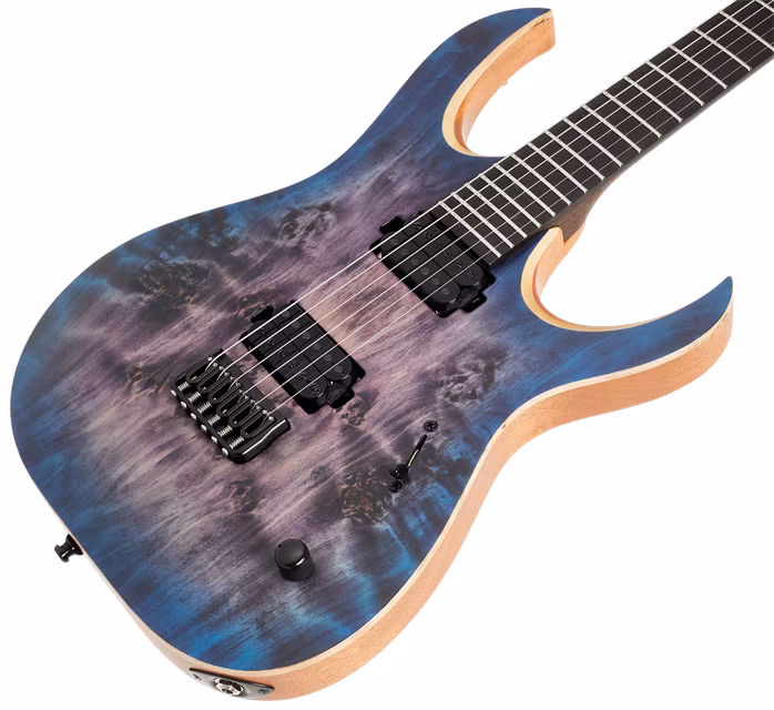 Mayones Duvell Elite 6 Dirty Purple Blue Burst - Elektromos gitár