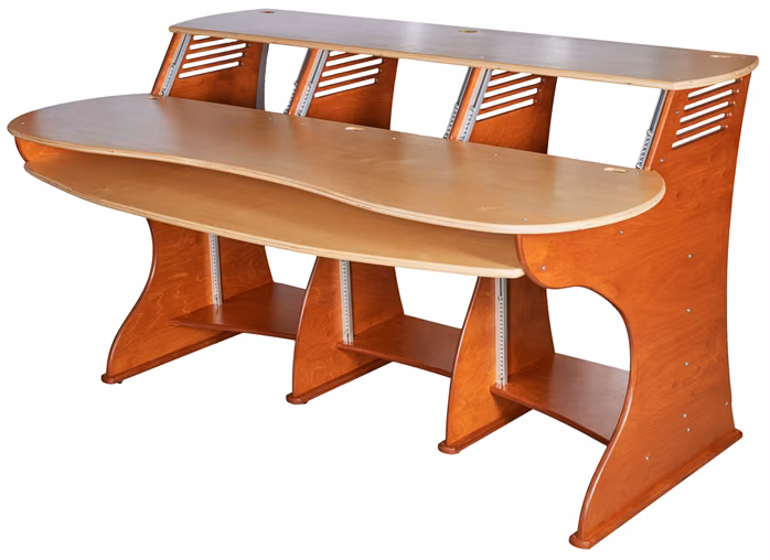 Razzor Cases Studio furniture - Studio table - 3 worktops, 3x 4U + 3x 10U - Stúdió bútor