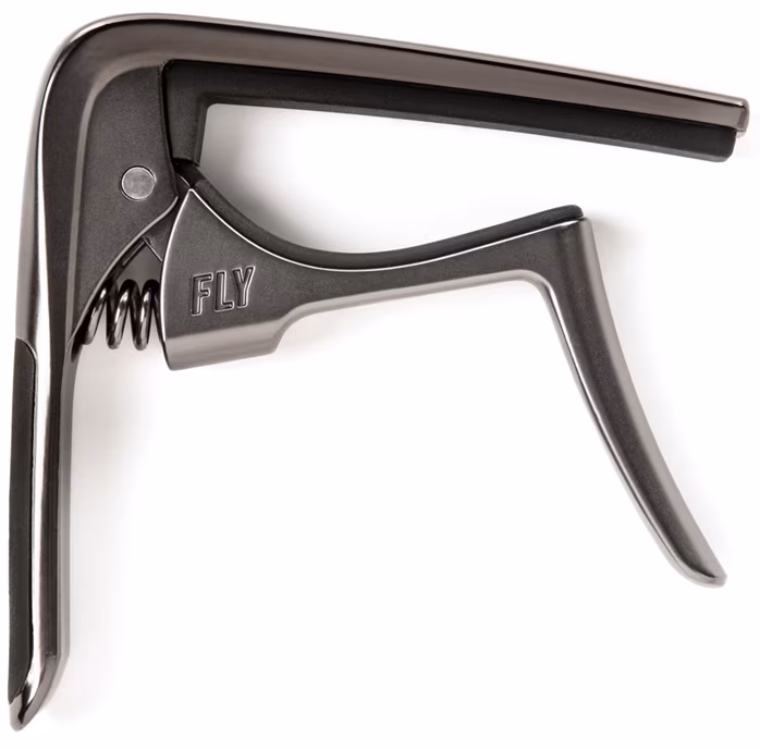 Dunlop Trigger Fly Capo Curved Gun Metal - Kapodaszter