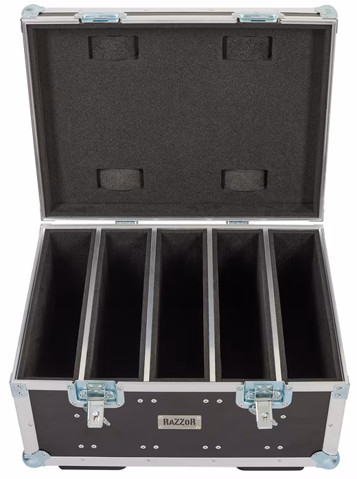 Razzor Cases 5x Cameo Thunderwash RGBW with wheels and stacking bowls - Doboz fényekre