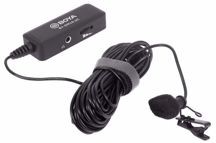 Boya BY-DM10 UC - Kondenzátoros csiptető mikrofon