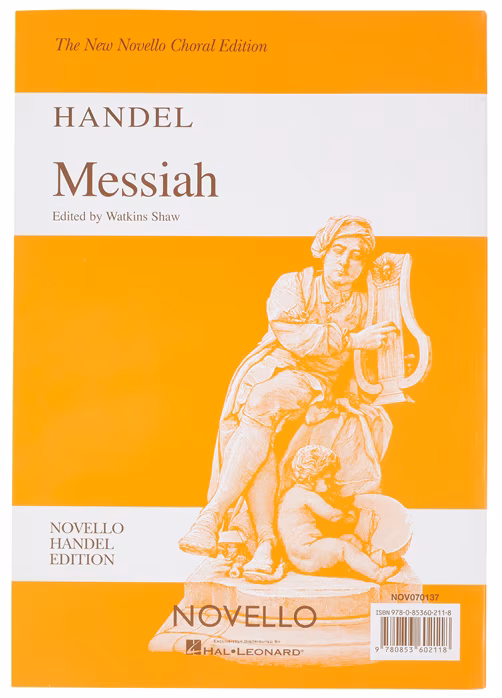 MS G.F. Handel: Messiah (Watkins Shaw) - Paperback Edition Vocal Score - Ének kotta