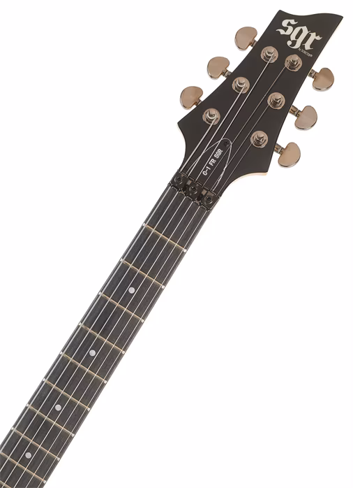 Schecter C-1 FR SGR BLK - Elektromos gitár