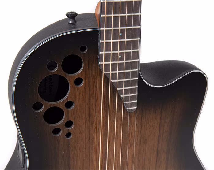 Ovation Celebrity Elite Plus Mid Cutaway Blackwood Burst - Elektroakusztikus gitár