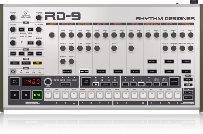 Behringer RD-9 - Dobgép