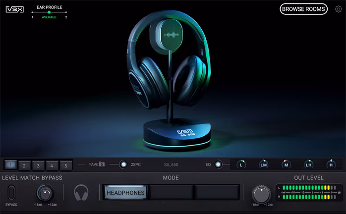 Steven Slate VSX Modeling Headphones - Platinum Edition - Stúdió fülhallgató