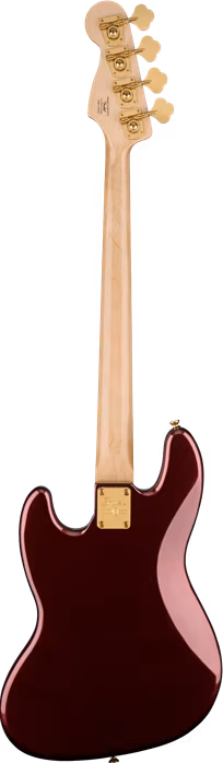 Fender Squier 40th Ann. Jazz Bass® GE LRL Ruby Red Metallic - Elektromos basszusgitár