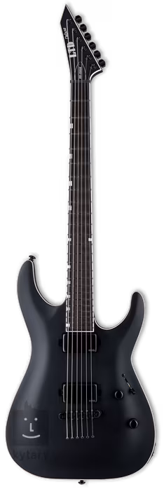 ESP LTD MH-1000 Baritone Black Satin - Elektromos bariton gitár