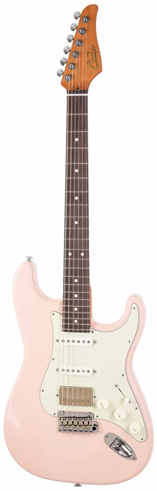Suhr Mateus Asato Signature Antique Shell Pink HSS - Elektromos gitár