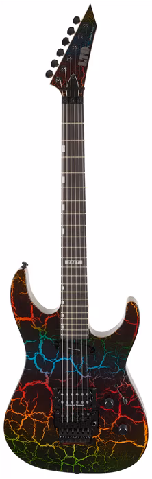 ESP LTD Mirage Deluxe 87 Rainbow Crackle - Elektromos gitár