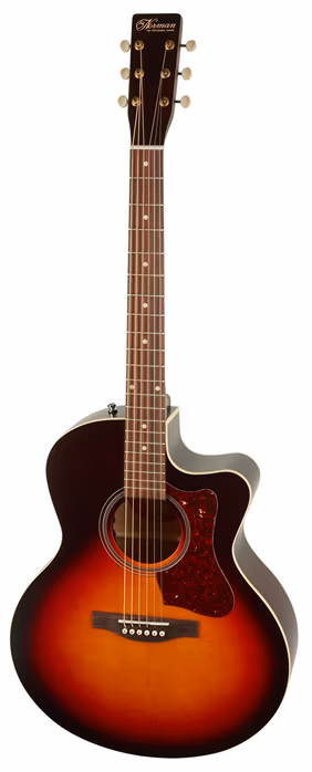 Norman B18 CW MJ Cherry Burst A/E - Elektroakusztikus gitár