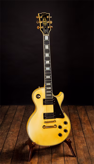 Gibson 1974 Les Paul Custom Olympic White - Elektromos gitár