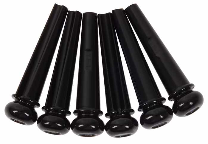 Martin Luxe Bridge Pins Black/Paua - Gitár tartozék