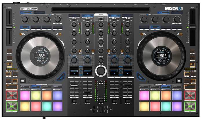 Reloop Mixon 8 Pro (használt) - DJ kontroller USB kártyával