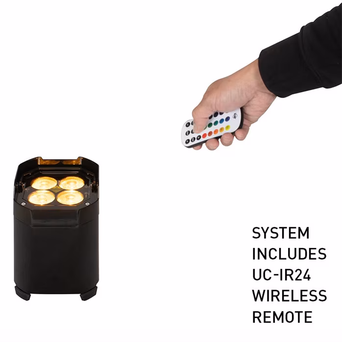 ADJ Mirage Q6 Pak Black - Reflektor szett