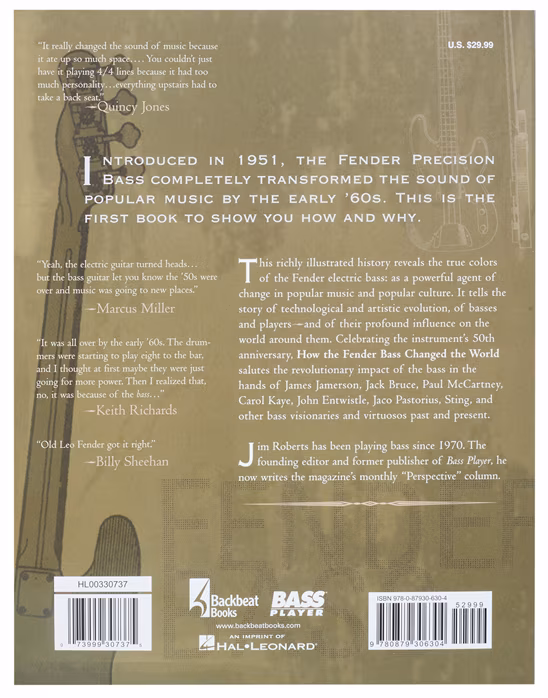 MS How The Fender Bass Changed The World - Basszusgitár kotta
