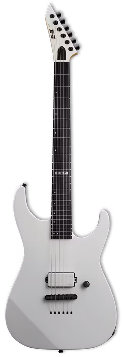 ESP E-II M-I Thru NT Fl Snow White - Elektromos gitár