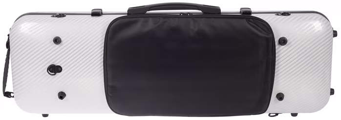 Bacio Instruments Fiber Composite Violin Oblong Case WMBB WH - Hegedű tok