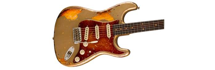 Fender Custom Shop 62 Stratocaster Masterbuilt Levi Perry Heavy Relic - Elektromos gitár