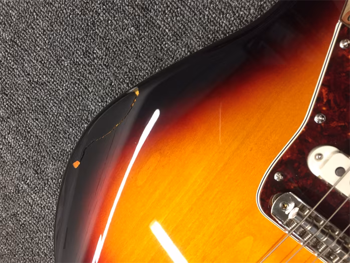 Fender Squier Classic Vibe 70s Jaguar LRL 3CS (sérült) - Elektromos gitár