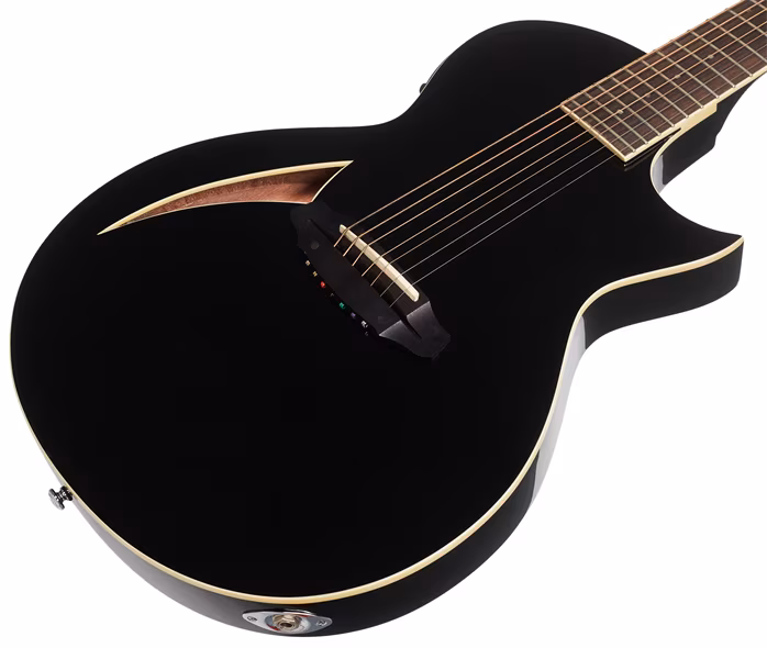 ESP LTD TL-7 BK - Elektroakusztikus héthúros gitár