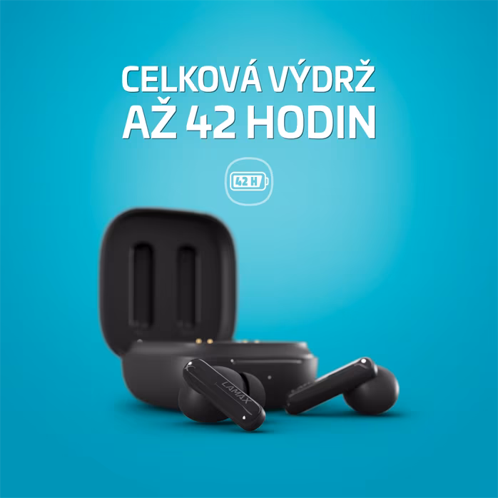 LAMAX Clips1 Plus Black - Vezeték nélküli fülhallgató