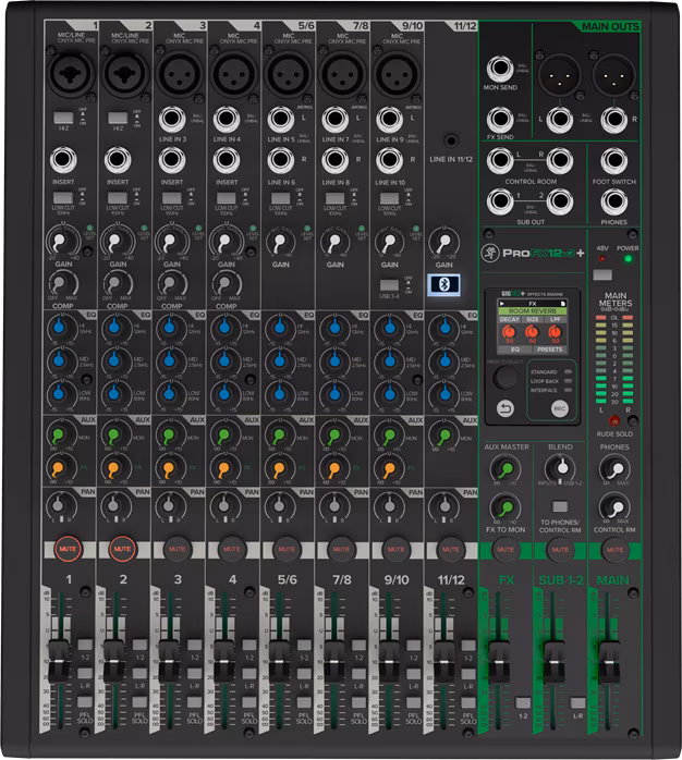 Mackie ProFX12v3+ - Analóg keverő pultok