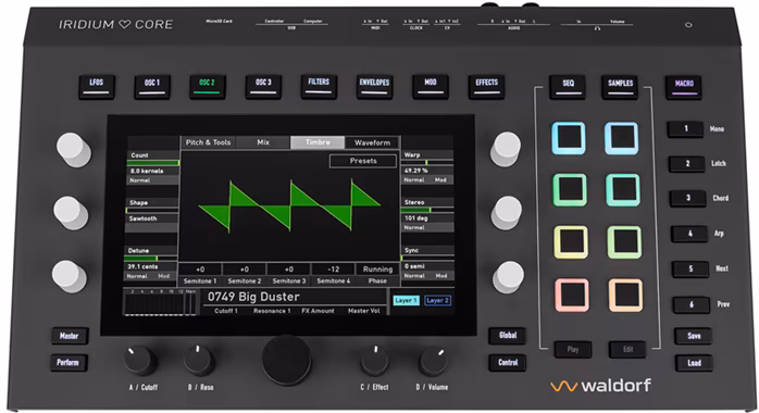 Waldorf Iridium Core - Hang modul