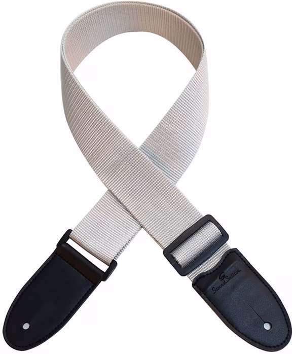 Soundsation Poly Guitar Strap White - Gitár hevederek