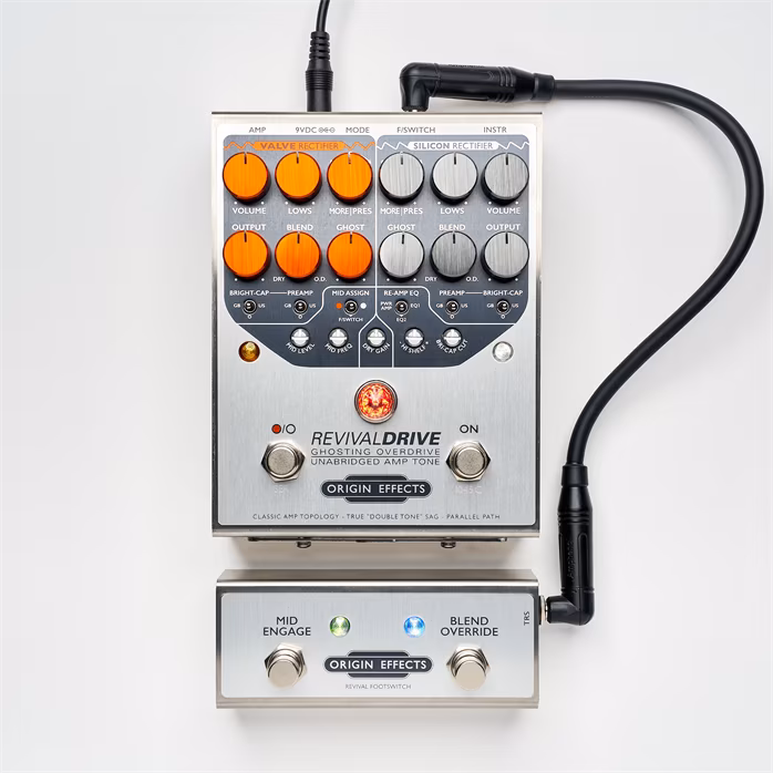 Origin Effects RevivalDRIVE Custom and Footswitch Bundle - Gitáreffekt