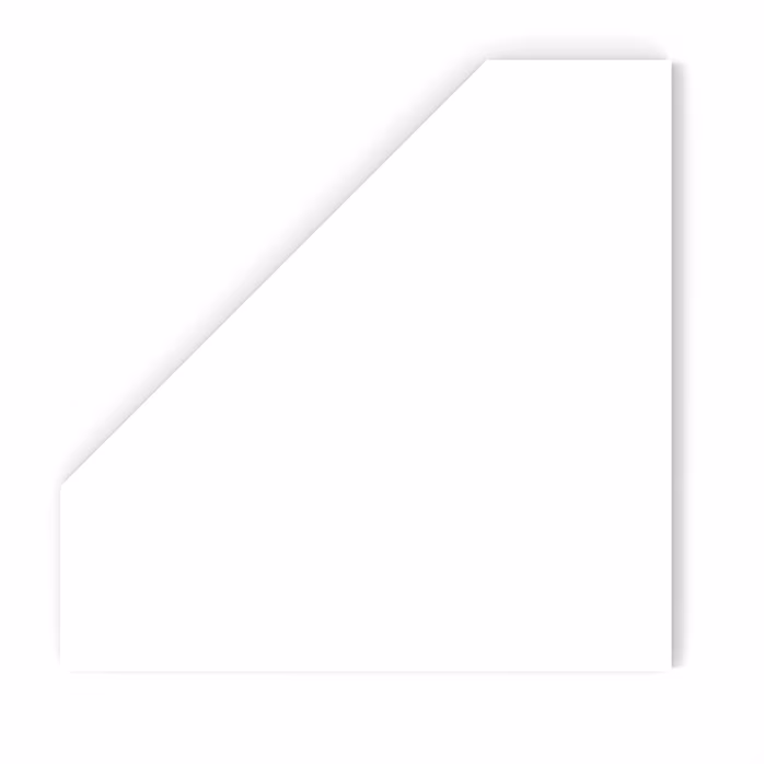 Glorious Modular Side Rack Adapter White - Stúdió bútor